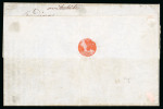 Stamp of Italian States » Tuscany 1857, Circolare a stampa da Livorno per Napoli