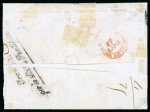 Stamp of Italian States » Tuscany 1858, Lettera da Firenze per Napoli affrancata 12 crazie.