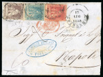 Stamp of Italian States » Tuscany 1858, Lettera da Firenze per Napoli affrancata 12 crazie.