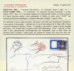 Stamp of Italian States » Tuscany 1860, Lettera da Firenze per Napoli con affrancatura mista.