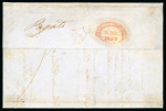 Stamp of Italian States » Naples 1858, Lettera da Napoli per Palermo affrancata 40 grana.