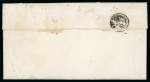 Stamp of Italian States » Naples 1862, Lettera del 11.1 da Napoli per Palermo affrancata con 10 grana falso I tipo effige C.