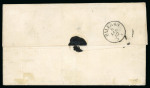 Stamp of Italian States » Naples 1862, Lettera del 10.7 da Napoli  per Palermo affrancata con 10 grana falso I tipo effige C.