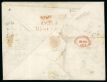 Stamp of Italian States » Naples 1858, Lettera da Napoli per Palermo affrancata per 70 grana.