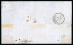 Stamp of Italian States » Naples 1862, Lettera per Palermo affrancata per 5 grana.