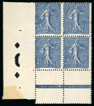 Stamp of France » Émissions à partir de 1900 1903, Semeuse 25 centimes bleu foncé Y&T n°132a en