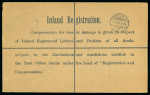 Stamp of Morocco Agencies (British Post Offices) » Spanish Currency Tangier: 1907 (No 4) 30c on 1+2d registered envelope (size H), sent to Germany and uprated 
