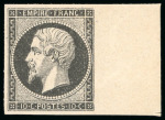 Stamp of France » Empire 1853-1862 1853-1860, Lot de 3 essais Empire non dentelé dont