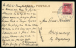 Stamp of Morocco Agencies (British Post Offices) » Spanish Currency Maritime: 1911 (Nov 22) Picture postcard with "DEUTSCHE SEEPOST / OST- AFRIKANISCHE / HAUPTLINE" cds