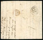 Stamp of Italian States » Tuscany 1852, Lettera affrancata per 5 soldi