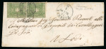 Stamp of Italian States » Tuscany 1860, Lettera affrancata per 10 c.mi in tariffa per militari.