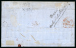 Stamp of Italian States » Tuscany 1860, Lettera con striscia di tre del 20 c.mi.