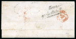 Stamp of Italian States » Tuscany 1860, Lettera con tre 10 c.mi ritardata per motivi bellici.