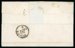 Stamp of Italian States » Tuscany 1861, Lettera con mista G.P. 40 c. e Sardegna 5 c.