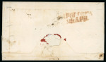 Stamp of Italian States » Naples 1858, Lettera affrancata per 20 grana per Palermo.