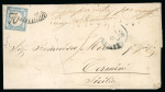 Stamp of Italian States » Naples 1861, Lettera da Manfredonia con 2 grana province napoletane.