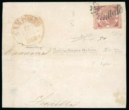 Stamp of Italian States » Collections and Lots Napoli. 1858-61, Lotto composto da qualche centinaia