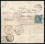 Stamp of France » Guerre de 1870-1871 1870, Ballon monté pour Saint Aubin sur Mer près