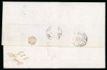 Stamp of France » Empire 1853-1862 1867, Lettre à destination de Yokohama (Japon), affranchissement