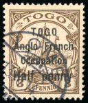 Stamp of Colonies françaises » Togo 1914, Y&T n°31 et 31A O, cote 820€, TB