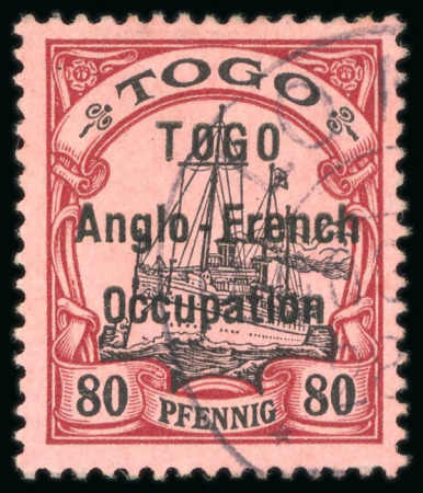Stamp of Colonies françaises » Togo 1914, Y&T n°40 O, cote 580€, TB