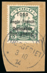 Stamp of Colonies françaises » Togo 1914, Y&T n°33 et 33A O, cote 680€, TB