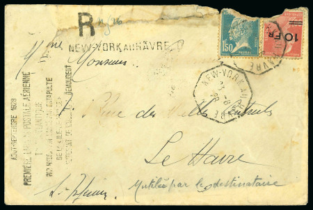 Stamp of France » Poste Aérienne 1928-1935, Duo composé par PA 3 Berthelot surchargé