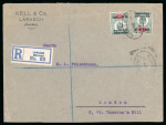 Stamp of Morocco Agencies (British Post Offices) » Spanish Currency Larache: Group of 9 covers and a front