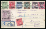 Stamp of Morocco Agencies (British Post Offices) » Spanish Currency Tangier: 1907-12 issues on 146 covers/cards from Tangier