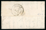 Stamp of France » Guerre de 1870-1871 1870, Lettre datée du lundi 7 novembre et transportée