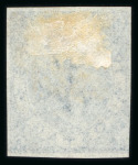 Stamp of Great Britain » 1855-1900 Surface Printed » 1867-80 Large Uncoloured Corner Letters, Wmk Spray of Rose 1867-80 2s dull blue pl.1 TB-TC rejoined pair of imperf. imprimaturs