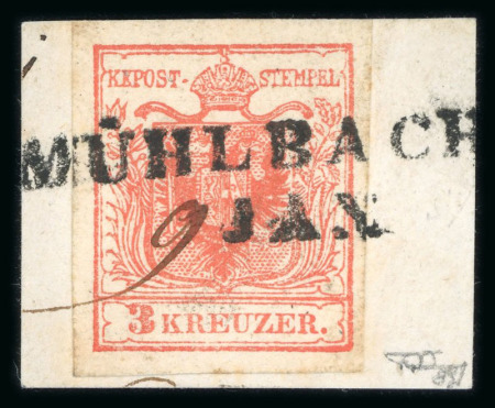 Stamp of Romania » Former Austrian Territory Transylvania (Siebenbürgen): "MÜHLBACH / .. JAN."(Müller