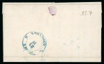 Stamp of Bulgaria » Eastern Rumelia 1881, 10pa black on greenish, pair on cover from Klisoura with provisional cancel and Russian-type cds's of Karlovo and Plovdiv
