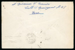 Stamp of Germany » German WWII Occupation Issues » Zara 1943 (Nov. 23) Cover to Bergamo (Italy), airmail 2L on genuinely travelled cover