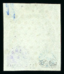 Stamp of France » Type Cérès de 1849-1850 1849, Cérès non dentelé Y&T n°2 15 centimes vert,