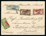 Stamp of Colonies françaises » Syrie 1932, Lettre par avion non philatélique pour Zürich,