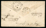 Stamp of France » Empire Lauré 1863-1870 1870, Lettre envoyée depuis la Mission américaine