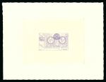 Stamp of France » Émissions à partir de 1900 1955, Étude sur le timbre Cinquantenaire du Rotary