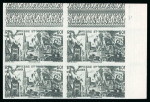 Stamp of Colonies françaises »  Grandes séries coloniales 1946, Tchad au Rhin, Ensemble des 90 valeurs avec épreuves