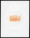 Stamp of Colonies françaises »  Grandes séries coloniales 1946, Tchad au Rhin, Ensemble des 90 valeurs avec épreuves