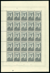 Stamp of Netherlands 1951 Airmail 15g and 25g in mint n.h. complete sheets of 25