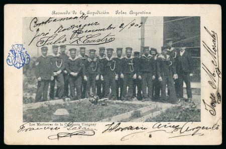 Stamp of Thematics » Polar Antarctica selection of 11 “La Uruguay” postcards