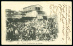 Stamp of Colonies françaises » Côtes des Somalis 1902, Carte postale du Marché d'Harar, envoyé d'Addis