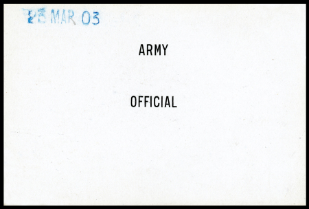 Stamp of Great Britain » Officials Army Official: A superb die proof of the Official overprint
