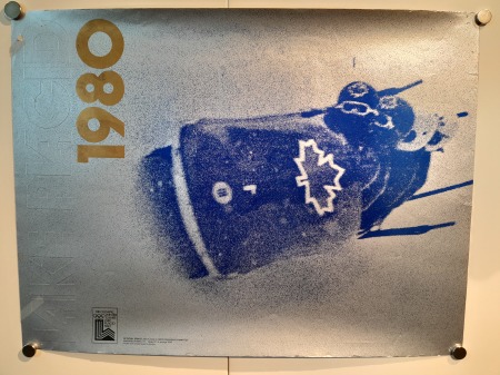 Stamp of Olympics » The Bob Christianson Collection of Olympic Posters 1980 Lake Placid, pair of metallic-style posters with embossing