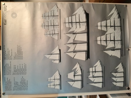 Stamp of Olympics » The Bob Christianson Collection of Olympic Posters 1972 Munich, official poster (largest format, 84x118cm) for the sailing at Kiel