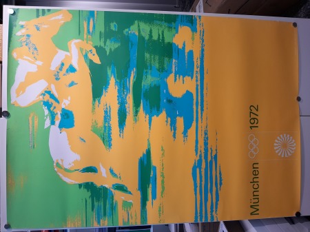 Stamp of Olympics » The Bob Christianson Collection of Olympic Posters 1972 Munich, official poster (largest format, 84x118cm) for the equestrian events