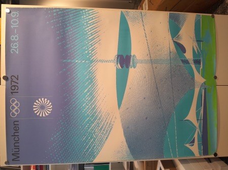 Stamp of Olympics » The Bob Christianson Collection of Olympic Posters 1972 Munich, official poster (largest format, 84x118cm) of the Olympic park