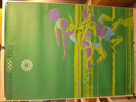 Stamp of Olympics » The Bob Christianson Collection of Olympic Posters 1972 Munich, official poster (largest format, 84x118cm) of the athletics