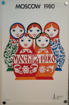 Stamp of Olympics » The Bob Christianson Collection of Olympic Posters 1980 Moscow, group of 10 official posters (printed by Fones & Mann in Montreal), 40x60cm